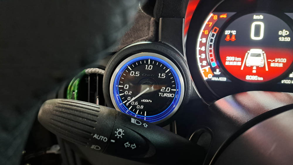 FIAT ABARTH 595 ブーストメーターカバー フィアット 500 アバルト